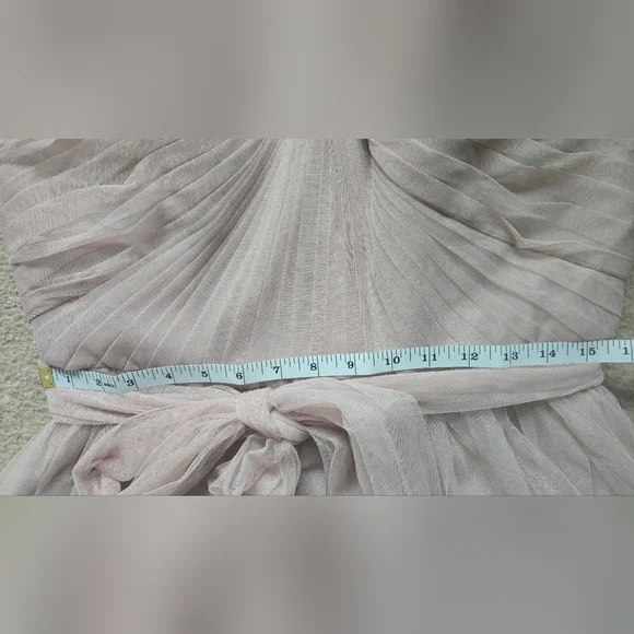 NWT Marina Tulle Cocktail Formal Dress Size 12 - Picture 7 of 16